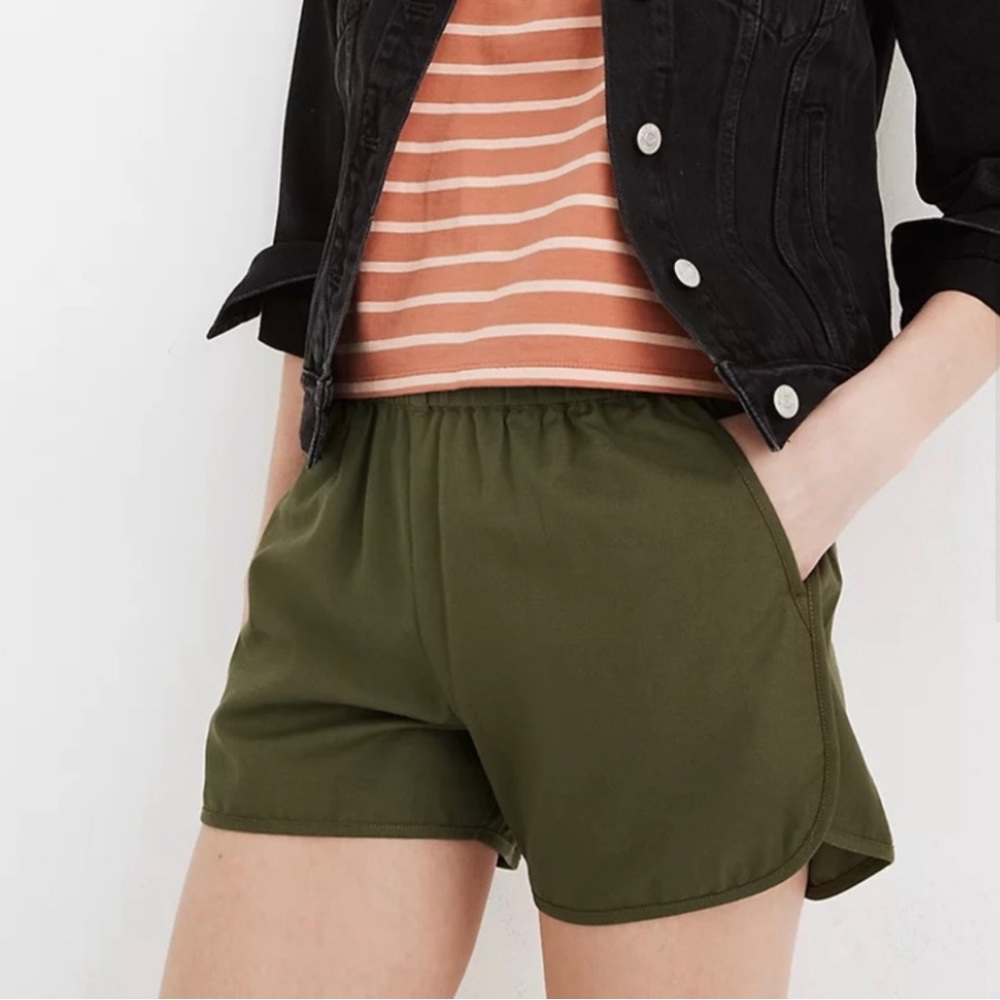 FINAL PRICE Madewell Pull On Shorts Desert Olive Women’s S Small Summer